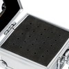 Nail Drill Bit Holder Case 25 Holes Transparent Flip Cover