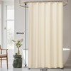 AooHome Extra Long Shower Curtain - Fabric Shower Curtain Liner