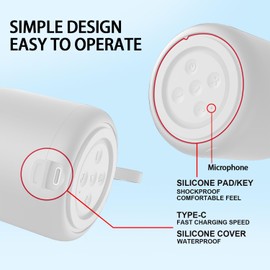 FAYAZ Portable Bluetooth Speaker mini with 24-Hour Playtime, 10M Bluetooth Range, Wireless Speaker with Enhanced Bass, IPX4 Waterproof Bluetooth 5.0, for Outdoor, Sport,Travel,Home