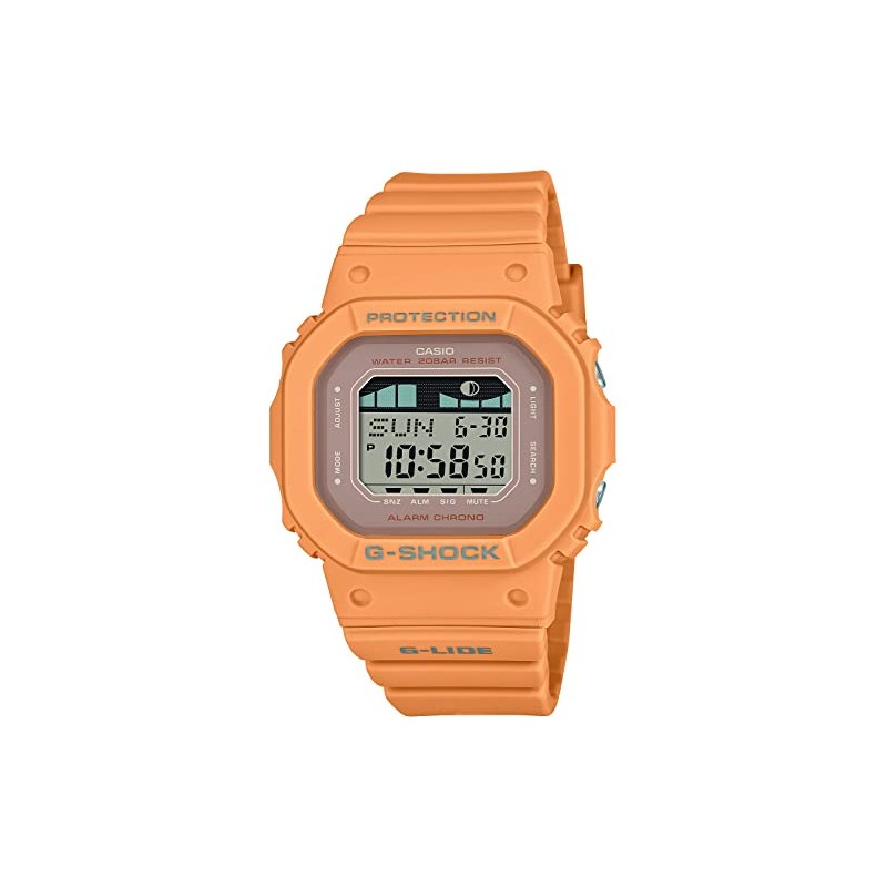 Casio GLX-S5600-4JF Wristwatch, G-LIDE Mid-Size Model, Orange