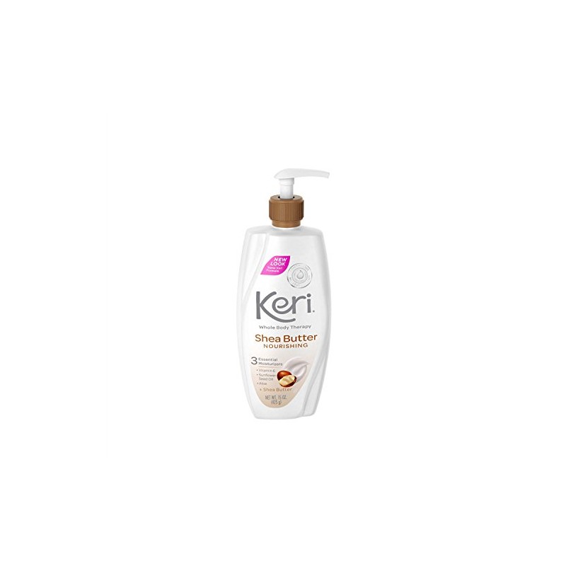 Keri Whole Body Therapy Nourishing Shea Butter Lotion, 15 Ounce