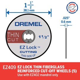 Dremel EZ409 Fiberglass Reinforced Cut-off Wheel