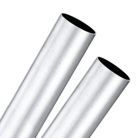 M METERXITY 2-Pack 250mm 6063 Aluminum Round Tube, 26mm ID 28mm OD Seamless Aluminum Tubing for Construction/Machining/DIY Crafting, Metal Straight Pipe [1.02x1.1x9.8IN]