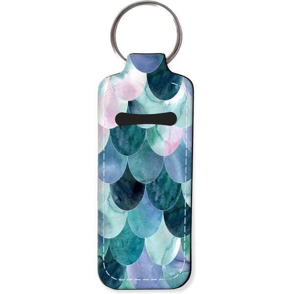 KLLRO RUO Chapstick Holder Keychain Fashion Lipstick Sleeve Lip Balm