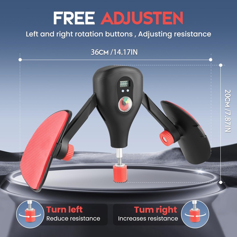 Thigh Trainer 0-77 lbs Adjustable Resistance, Pelvic Floor Trainer with