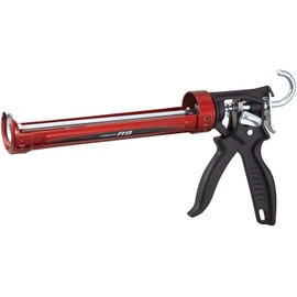 TAJIMA Caulk Gun - 1/10 Gallon (10 oz) Convoy RS Caulking Tool with Dual-Thrust Ratio & Auto Flow Stop - CNV-100RS