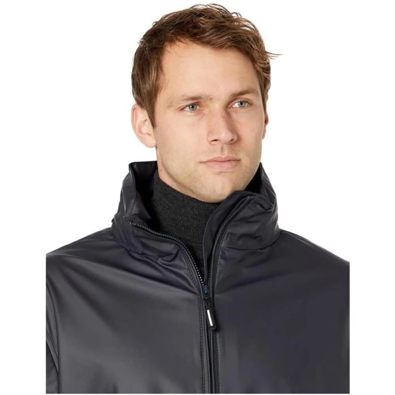 Helly Hansen Voss Polyester Waterproof Mens Rain Jacket, Navy, Medium