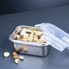 Lurch 240891 Lunch Box Safety/Storage Box Made of High-Quality Stainless