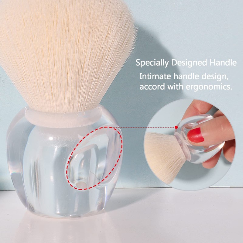ANGNYA Nail Dust Brush, Nail Dusting Brush, Acrylic Nail Powder
