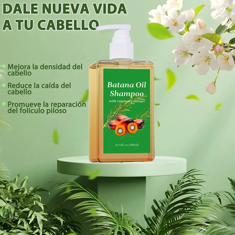 300ml*2pcs Champú Batana, Crecimiento Del Cabello