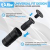 SKINGWOLF 12 Pack Pool Cover Anchors for Concrete and Paver