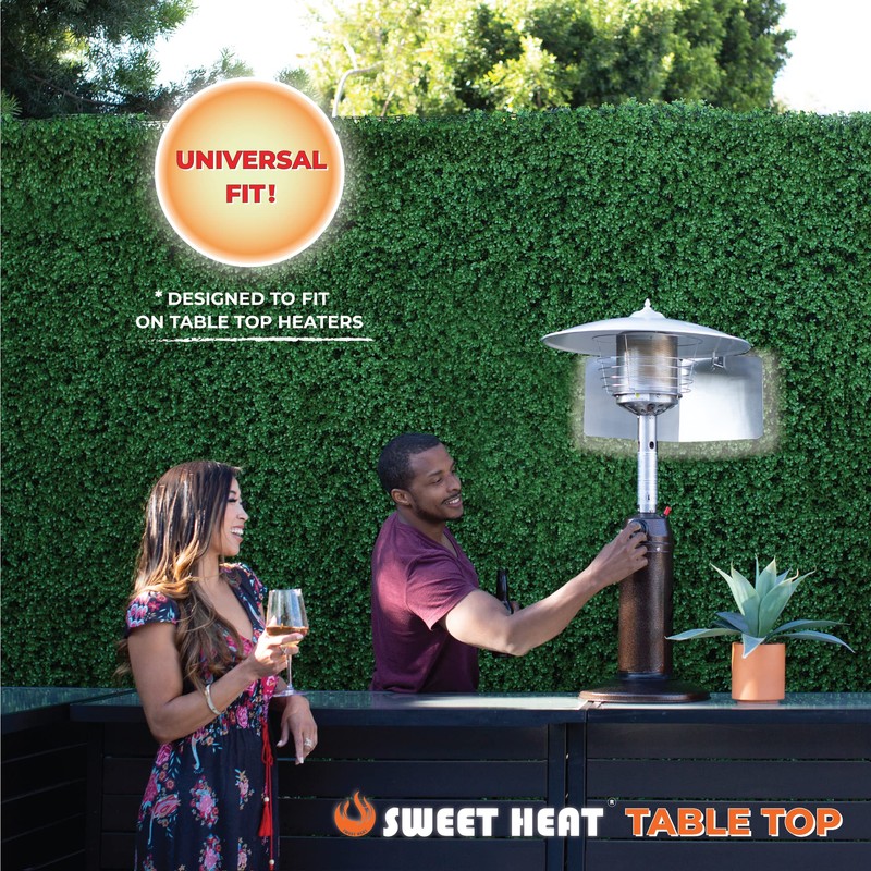 SWEET HEAT TABLE TOP - Foldable Heat Focusing Reflector -