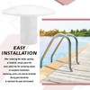 3 Pack Anchor Sockets Cover White for Ladder and Handrails,