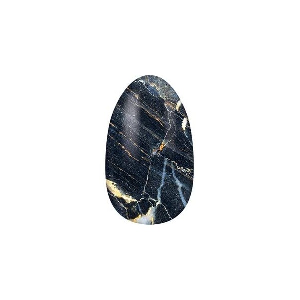 Miss Sophie Nail Wrap - "Midnight Marble", Marbré, Bleu, Nail Wraps -24 nail wraps auto-adhésifs ultra-fins longue durée