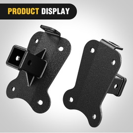 Nilight 2 Inch Rear Bumper Tow Trailer Hitch Receiver Kit Compatible for 2022 2023 2024 2025 2026 Polaris RZR Pro R|Polaris RZR Pro R 4