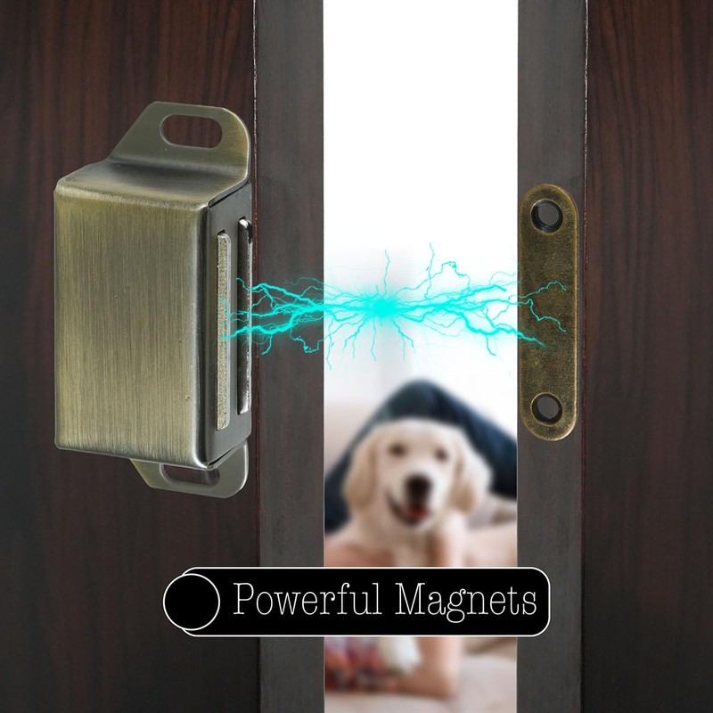 ciciment Magnetic Door Catch, Stainless Steel Cabinet Magnets for Kitchen