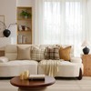 Classic Windowpane Plaid Pillow Covers 20x20 Set of 2, Structured