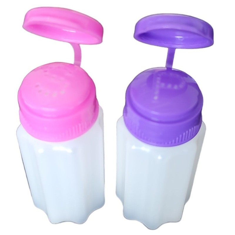 Handy Housewares Spill-Proof Flip-Lid Mini Salt & Pepper Shakers |