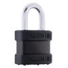 Blackout High-Security Laminated Steel Commando Lock Padlock - Anti-Pick Technology,