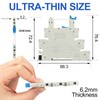 Tellegloww 15 Pcs Miniature Electromagnetic Relay 24V Coil DC/AC, PLC