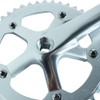SENQI Fixed Gear Bicycle Crankset 44T 170mm Silver