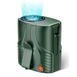 2025 Portable Personal Waist Fan& Neck Fan, 14000RPM Brushless Motor, 40H Runtime Rechargeable, 6-Speed Quiet Operation, Clip-On Personal Body Cooling for Camping/Worksites/Outdoor