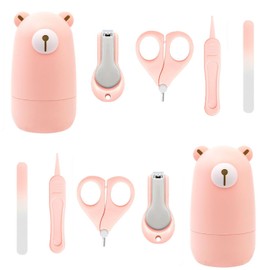 Lyfengdeam 2 Set Nail Cosmetic Nail Baby Nail kit Newborn Manicure Tools Baby Grooming Nail Clippers Anti-Jamming Care Baby Grooming kit Supplies Stainless Steel
