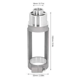 ANKROYU Square Hole Drill Bit Adapter, Aluminium Alloy Square Hole Drill Mounting Bracket, Drill Press Mortising Attachment for Furniture Making