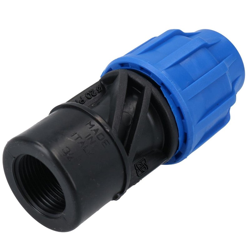 20mm x 3/4" MDPE Female Adapter Compression Coupling Fitting Water
