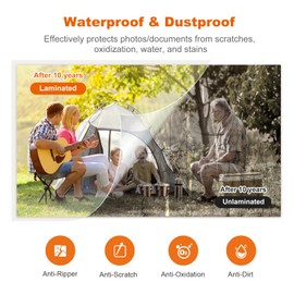 Bonsaii A4 Laminator Machine with 10 Laminating Sheets – 80-100mic Compatible, Compact & Portable Design, ABS Jam Release for Smooth Operation, Perfect for Home & Office Use (L421-A)