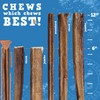 Jack&Pup 6 Inch Standard Bully Sticks for Dogs (25 Pack)