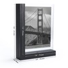 Lavezee 2 Pack 5x7 Picture Frames Made of Black Wooden
