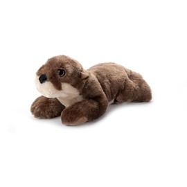 The Petting Zoo River Otter Stuffed Animal Plushie, Gifts for Kids, Earth Keeperz Wildlife Animals, Zoologee Brown River Otter Plush Toy, 10 inches