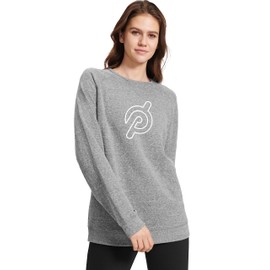 Peloton Standard Raglan Pullover, Heather Grey