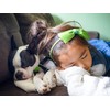 Emily´s Check Coral Fleece Kids TV Blanket with Sleeves &