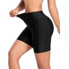 RELLECIGA Women's Black Swim Shorts Quick Dry Swim Shorts High