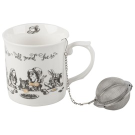 Victoria & Albert 5200024 Alice in Wonderland High Tea Gift Set White 8.5 x 8.5 x 12 cm