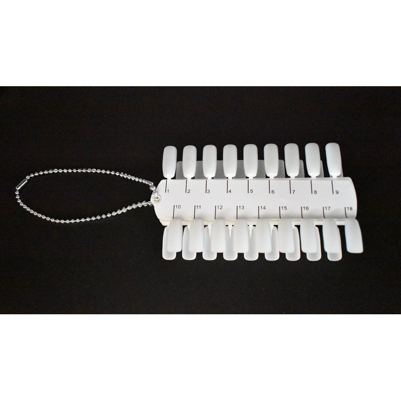 2 Sets 72 Tips Double Layer Tips Nail Polish Practice