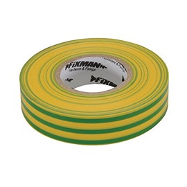 Fixman 192227 Insulation Tape 19 mm x 33m Green/Yellow