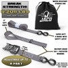JACO Heavy Duty Ratchet Straps - 1.6 inch x 8