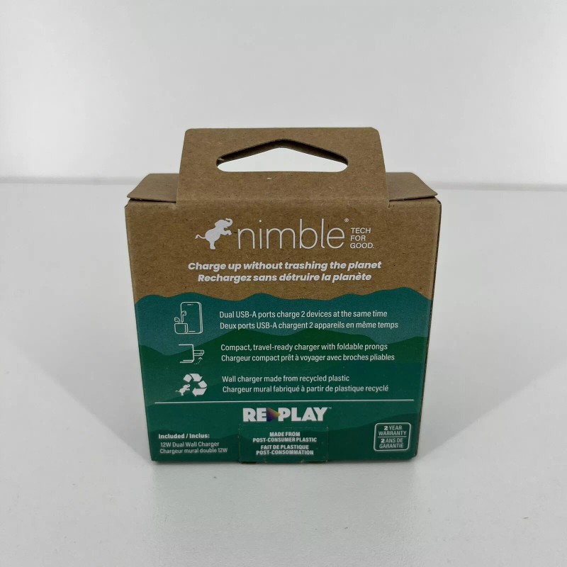 Universal Nimble Wally Duo 12 Wall Charger 12W Dual Port