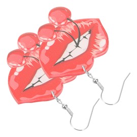 Healeved Valentine Fun Dangle Earrings Unique Lightweight Ear Jewelry for Women for Christmas Dating and Special Occasions Durable and Eye Catching Accessory