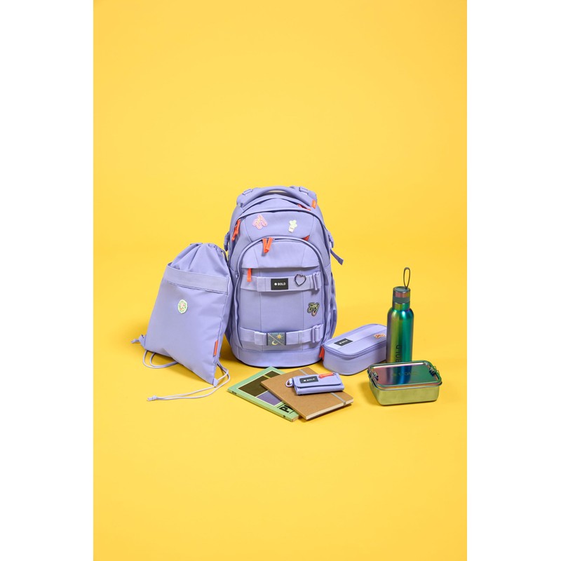 LÄSSIG Children's Wallet with Closure and Transparent Window / School