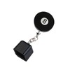 NAUZE Billiard Chalk Holder Retractable Pool Cue Chalk Holder Stainless