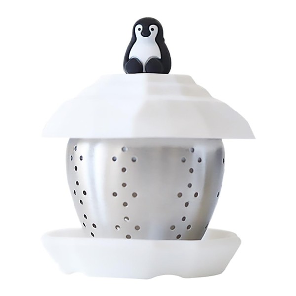 Angoily 1pc Penguin Tea Strainer Loose Tea Infuser Tea Pots