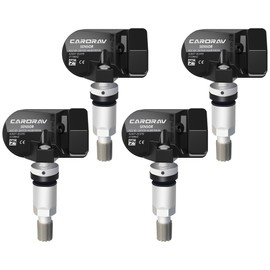 CARORAV TPMS Sensor Toyota, 4-Pack Tire Pressure Monitoring System Sensor TPMS fit for 08-17 Toyota Sequoia,07-20 Toyota Sienna, 07-17 Toyota Tundra Replaces#42607-0C070