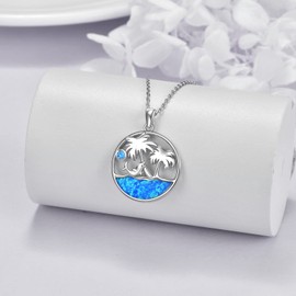 VENACOLY Owl/Snail Necklace Sterling Silver Animal Necklace Jewellery Mother's Day Gift for Women Girls, Sterling Silver