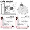 NICEIN® Dartboard Holder, Dartboard Holder, Sturdy Dartboard Stand, Dartboard Hanging,