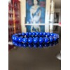 RAYON Lapis Lazuli bead bracelet MEN No Dyes or treatment