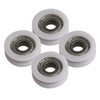 CNBTR Technical Plastic Bearing Steel Pulley 5 x 17 x